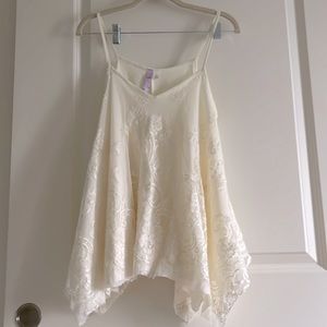 Lace Thin Strap Tank Top